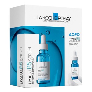 La Roche-Posay Πακέτ με Hyalu B5 Serum Αντιρυτιδικό Oρό με Yαλουρονικό οξύ & Βιταμίνη Β5 & Δώρο Hyalu B5 Eye Serum 5ml, 1σετ
