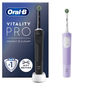 Oral-B Vitality PRO Βlack-Pink DUO Ηλεκτρικές Οδοντόβουρτσες, 2τμχ