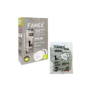 Famex Mask Μάσκες Προστασίας μιας Χρήσης FFP2 KN95 Γκρι, 10τμχ