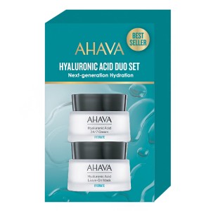 Ahava Promo Hyaluronic Acid 24/7 Σετ Περιποίησης για Ενυδάτωση & Αντιγήρανση με Κρέμα Προσώπου 50ml & Μάσκα Προσώπου 50ml, 1 σετ