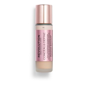 Revolution Conceal & Define Foundation Απόχρωση F6, 23ml