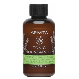 Apivita Tonic Mountain Tea Αφρόλουτρο με Ελληνικό Τσάι του Βουνού, 75ml