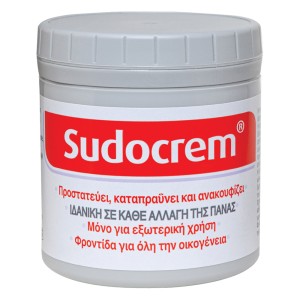 Sudocrem Καταπραϋντική Κρέμα Αλλαγής Πάνας με Αντιερεθιστικούς Παράγοντες, 250gr