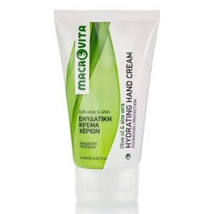 Macrovita Ενυδατική Κρέμα Χεριών με Λάδι Ελιάς & Αλόη, 60ml