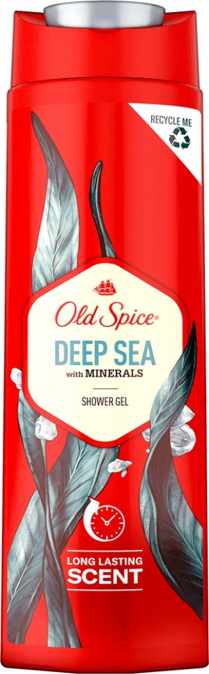 Old Spice Deep Sea Αφρόλουτρο Gel για Άνδρες, 400ml