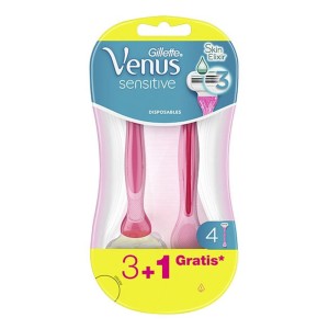 Gillette Venus Smooth Sensitive Ξυριστικές Μηχανές Μιας Χρήσης, 3+1 4pcs