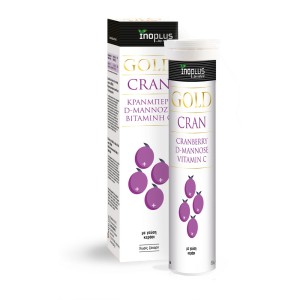 Inoplus Gold Cran Συμπλήρωμα για την Ομαλή Λειτουργία του Ουροποιητικού, 20eff.tabs