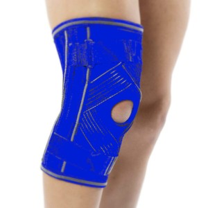 Anatomichelp 0025 Επιγονατίδα Χιαστών με Ελάσματα ΜΠΛΕ, 1 τμχ