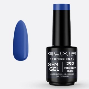 Elixir Ημιμόνιμο Βερνίκι Νυχιών 292 Midnight Blue, 15ml