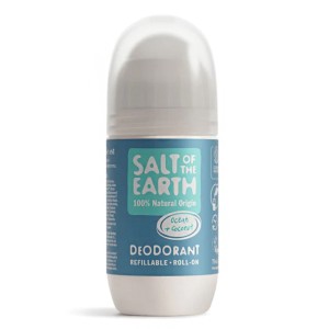 Salt of the Earth Vegan Επαναγεμιζόμενο Roll-On Αποσμητικό Καρύδα & Ωκεανός, 75ml