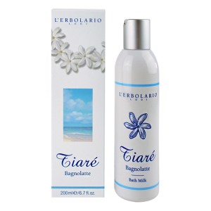 LErbolario Tiare Bagnolatte Ενυδατικό Αφρόλουτρο Γαλάκτωμα, 200ml