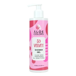 Aloe Colors So Velvet Shower Gel Απαλό Αφρόλουτρο με Άρωμα Πούδρας, 250ml