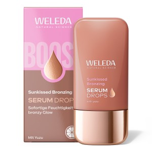 Weleda Sunkissed Bronzing Serum Drops Ορός Προσώπου για Λάμψη & Ηλιοκαμένη Επιδερμίδα, 30ml
