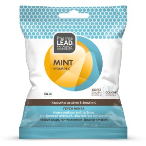 Pharmalead Cough Candies Mint Vitamin C Καραμέλες για το Βήχα, 40gr, 40gr