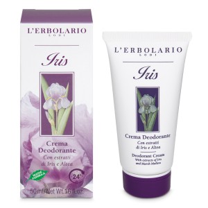 LErbolario Crema Deodorante Iris Αποσμητική Κρέμα, 50ml
