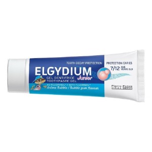 Elgydium Junior Οδοντόπαστα για Παιδιά 7-12 ετών Γεύση Τσιχλόφουσκα 1400ppm, 50ml