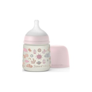 Suavinex Memory Θηλή Σιλικόνης 0-3m Pink, 150ml