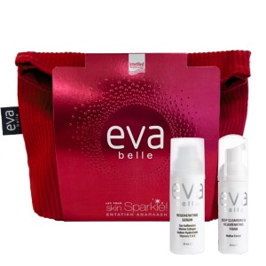 Eva Belle Εορταστικό Πακέτο με Ορό Ανάπλασης Προσώπου 50ml & Δώρο Αφρός Καθαρισμού Προσώπου 50ml + Νεσεσερ, 1σετ