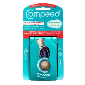 Compeed Επιθέματα Blister με Gel για Φουσκάλες στο Κάτω Μέρος από το Πέλμα Medium, 5τμχ