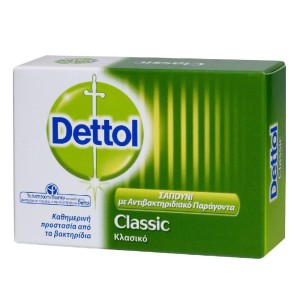 Dettol Αντιβακτηριδιακό Σαπούνι Κλασικό, 100gr