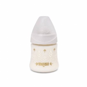 Suavinex Couture Μπιμπερό με Φυσιολογική Θηλή Σιλικόνης 150ml Άσπρο