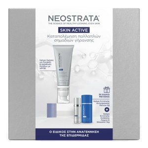 Neostrata Skin Active Σετ Περιποίησης για Αντιγήρανση & Σύσφιξη με Κρέμα Ημέρας για Σύσφιξη & Διόρθωση με SPF30, Ατνιγηραντική Κρέμα Ματιών 5g & Κρέμα Εντατικής Σύσφιξης Λαιμού & Ντεκολτέ 10g, 1σετ