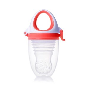 Kidsme Food Feeder Plus Πιπίλα φαγητού σιλικόνης Κόκκινο XL 9m+ KID-0006, 1τμχ