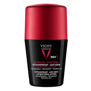Vichy Homme Clinical Control Anti Odor Ανδρικό Αποσμητικό 96h σε Roll-On, 50ml
