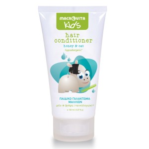 Macrovita Kids Hair Conditioner Παιδικό Γαλάκτωμα Μαλλιών με Μέλι & Βρώμη από 3+ Ετών, 150ml