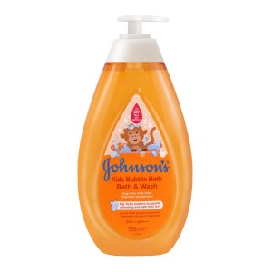 Johnsons Kids Bubble Bath & Wash Παιδικό Αφρόλουτρο, 750ml