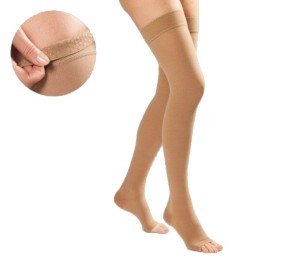 Anatomic Line 6335 Κάλτσα Ριζομηρίου Ανοιχτά Δάχτυλα Class ΙI 22-33 mm Hg Χρώμα Μπεζ, 1 ζευγάρι