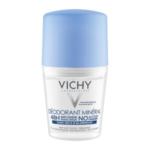 Vichy Deodorant 48h Mineral Roll-on Αποσμητικό Χωρίς Άλατα Αλουμινίου, 50ml