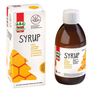 Kaiser Syrup Αρωματικό Σιρόπι για το Λαιμό με Φυτικά Συστατικά, 200ml