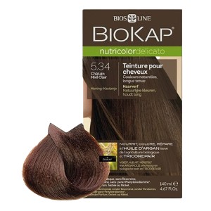Biokap Nutricolor Delicato No 5.34 Καστανό Μελί Βαφή Μαλλιών, 140ml