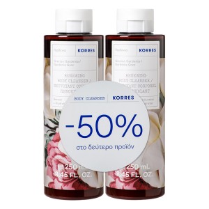 Korres Σετ Γαρδένια Αφρόλουτρο, 2x250ml