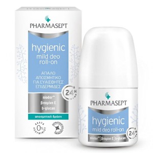 Pharmasept Hygienic Mild Deo Roll-on 24h Απαλό Αποσμητικό για Ευαίσθητες Επιδερμίδες, 50ml