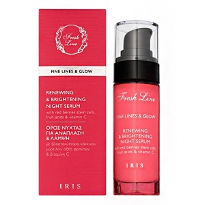 Fresh Line Iris Renewing & Brightening Night Serum Ορός Νύχτας για Ανάπλαση & Λάμψη, 30ml
