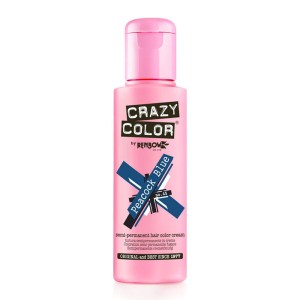 Crazy Color Semi Permanent Hair Color Ημιμόνιμη Βαφή Peacock Blue (Νο45), 100ml 