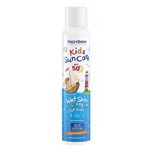 Frezyderm Kids Sun Care Wet Skin Spray SPF50+ Παιδικό Αντιηλιακό Spray για Βρεγμένο Δέρμα, 200ml