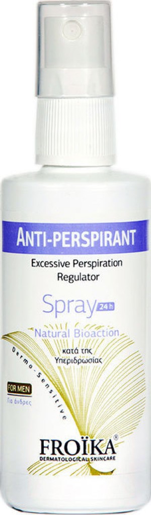Froika Antiperspirant Spray For Men Αντρικό Αποσμητικό - Αντιιδρωτικό, 60ml