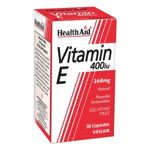 Health Aid Vitamin E 400IU Vegetarian Βιταμίνη Ε 268mg, 30caps