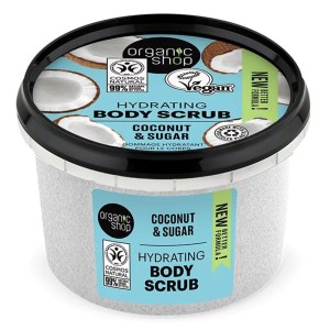 Natura Siberica Organic Shop Ενυδατικό Scrub Σώματος Καρύδα, 250ml