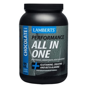 Lamberts Perfomance All-in-One Chocolate Υψηλής Ποιότητας Πρωτείνη, 1450g