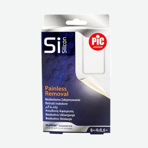 Pic Solution Αυτοκόλλητα Επιθέματα Painless Removal 8.6x4cm, 8τμχ