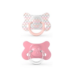 Suavinex Πιπίλα Σιλικόνης Pink 4-18m, 2τμχ