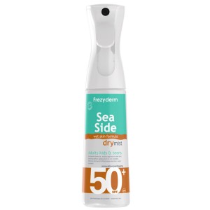 Frezyderm Sea Side Dry Mist SPF50+ Αντηλιακό Spray Σώματος Πολύ Υψηλής Προστασίας, 300ml