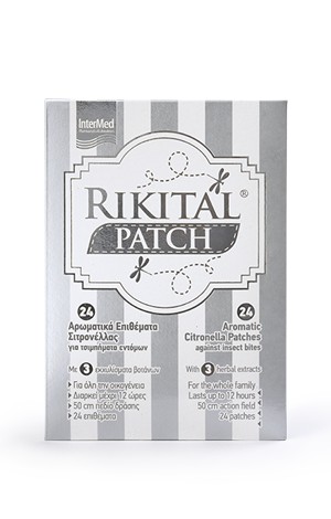 Intermed Rikital Patches Αρωματικά Επιθέματα Σιτρονέλλας, 24τμχ