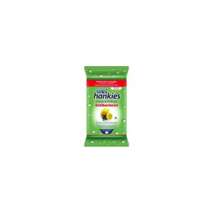 Wet Hankies Αντιβακτηριδιακά μαντήλια με άρωμα λεμόνι συσκ.15τεμ.