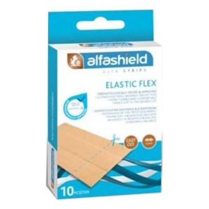 Alfashield Elastic Flex Ελαστικός Επίδεσμος (100x60mm), 10τμχ