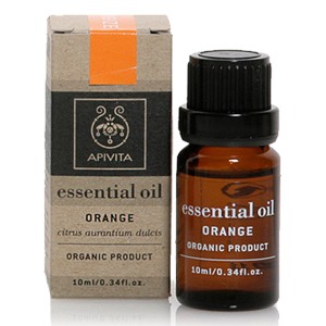 Apivita Essential Oil Orange Αιθέριο Έλαιο Πορτοκάλι, 10ml
